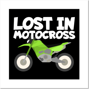 Motocross lost in Posters and Art